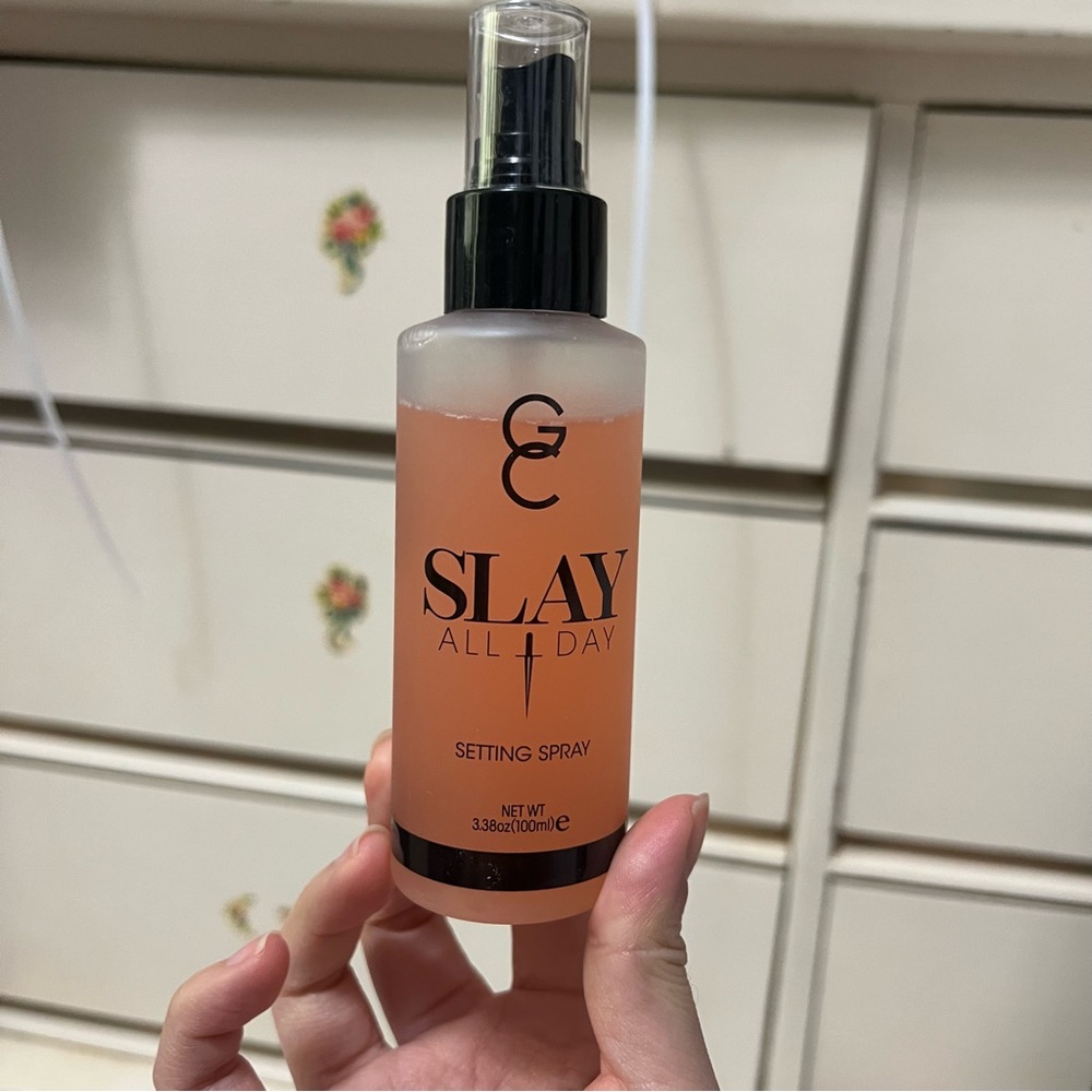 Gerard Cosmetics Slay All Day Setting Spray peach Sep sale